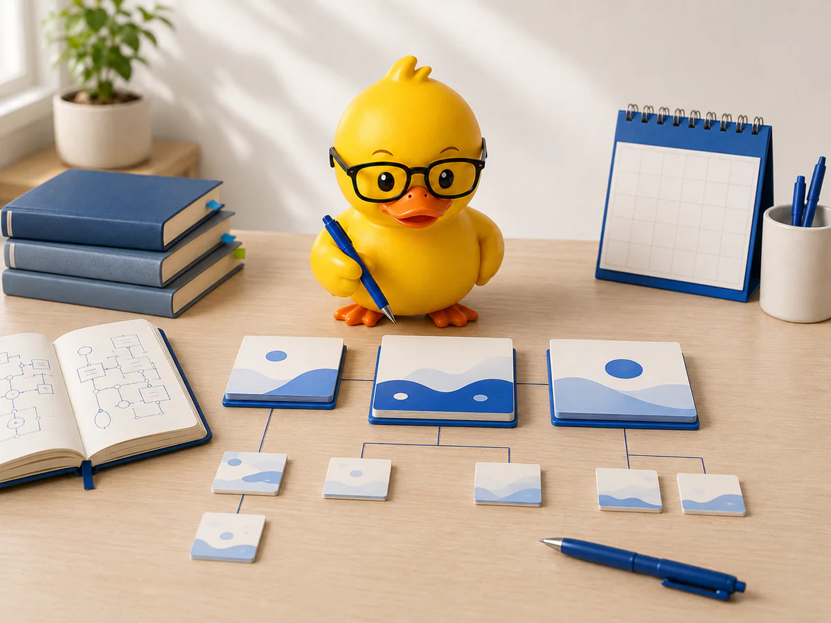 Mentaro duck arranging a personalized interview preparation program